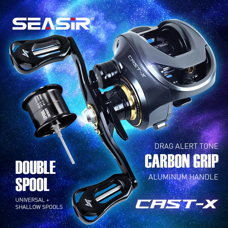Kastking Reel Zephyr - SEASIR Cast-X Baitcasting moulinet 7.3:1 HS