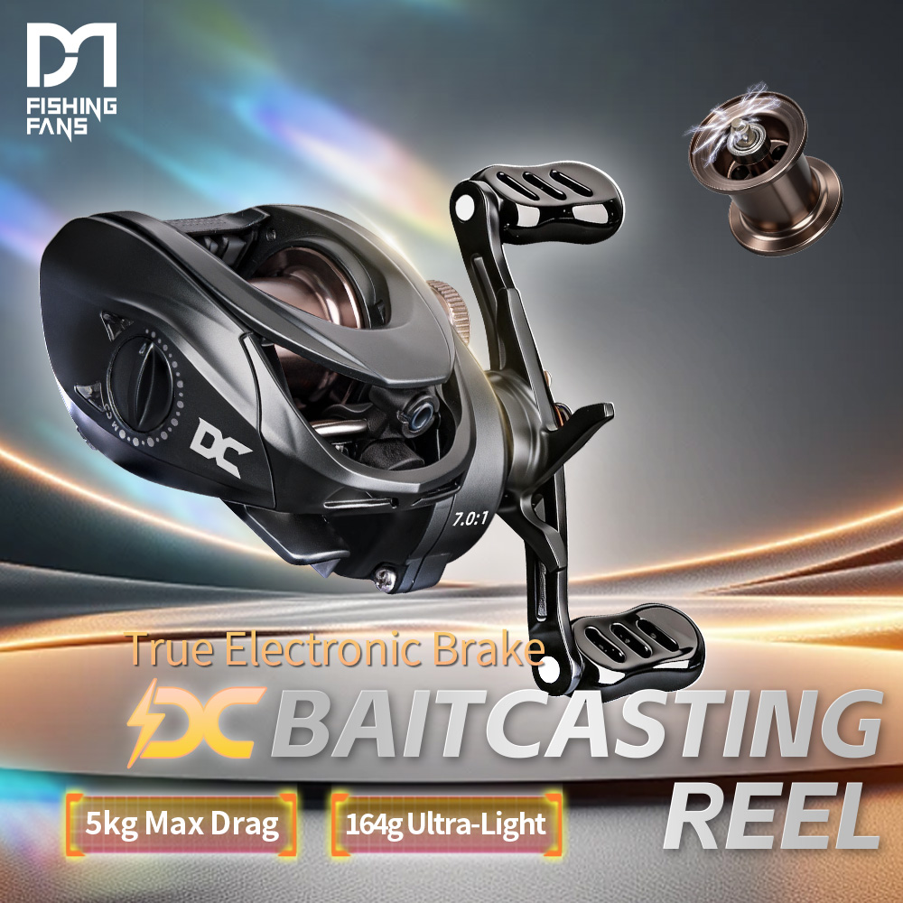 Kastking Reel Zephyr - Moulinet de pêche baitcasting FISHINFANS C1Dc,