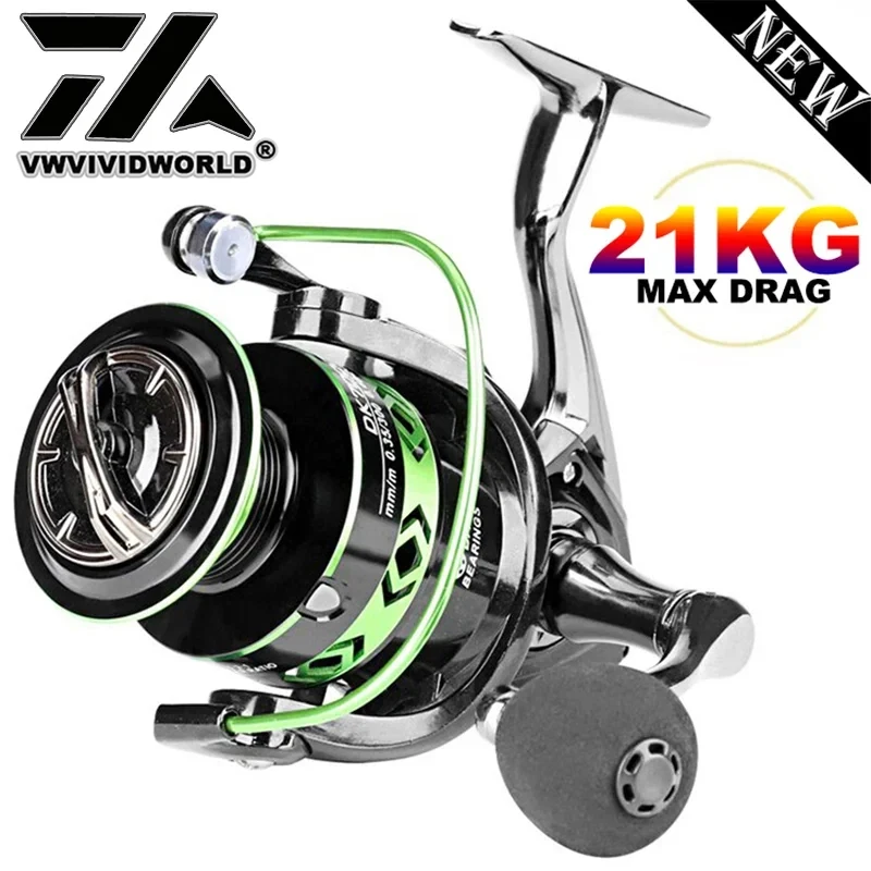 Kastking Reel Zephyr - VWVIVIDWORLD, traînée maximale de 21KG, moulinet
