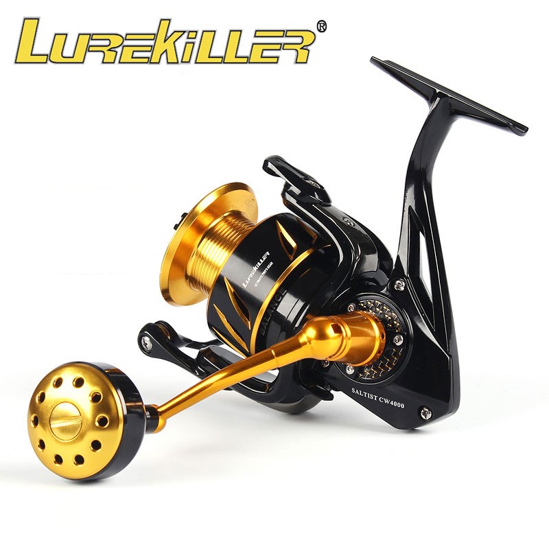 Abu Garcia Reel Max - Lurekiller Moulinet Spinning Entièrement Métallique pour