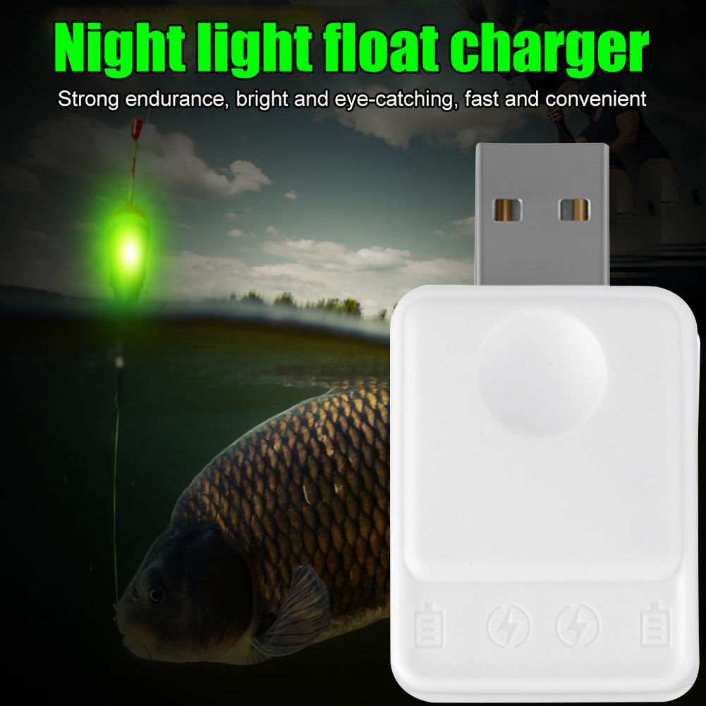 Fish Finder Charger - Chargeur USB lumineux pour piles CR425,