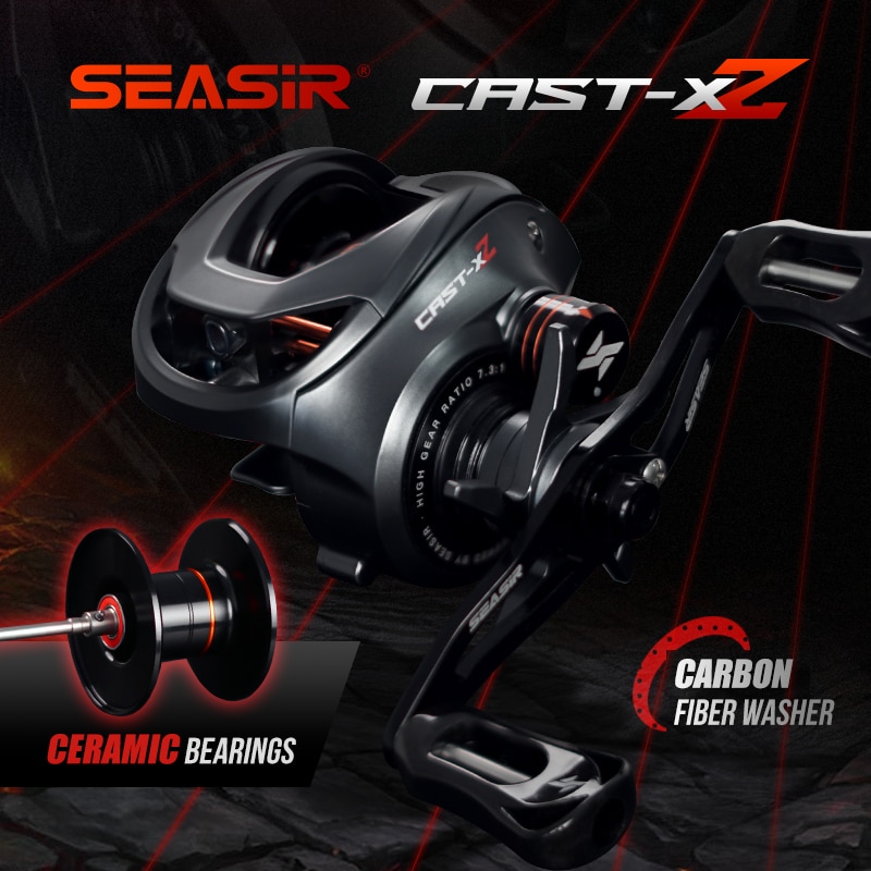 Kastking Reel Zephyr - SEASIR-Moulinet de pêche Baitcasting X2, roulement