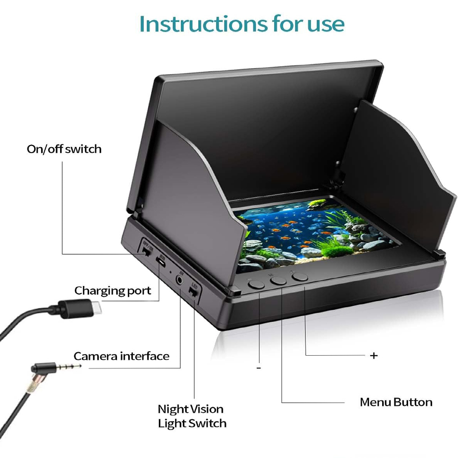 FOURQ Détecteur de poissons po - Fishing Depth Finder avis et prix